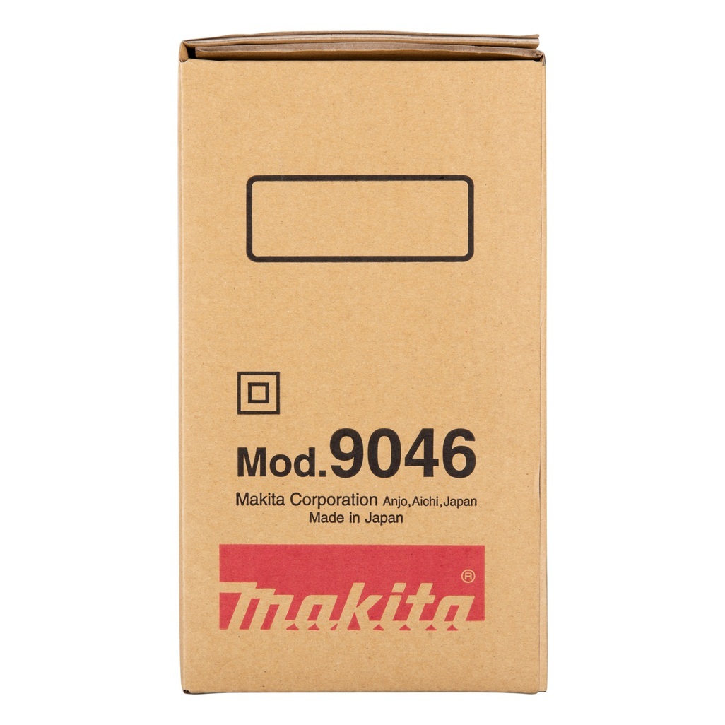 9046J – Levigatrice Orbitale Rettangolare a Corrente Levigatrice Orbitale a Corrente potente e resistente Levigatrice orbitale rettangolare a corrente per applicazioni professionali. Movimento orbitale di grande ampiezza per un’abrasione elevata, motore da 6.000W, base per la carta abrasiva di dimensioni 115x280 mm con possibilità di fissaggio sia con velcro che con ganci Possibilità di aspirazione polveri mediante sacchetto o aspiratore Cavo alimentazione 2,5 metri Fornita con valigetta Makpac tipo 2.
