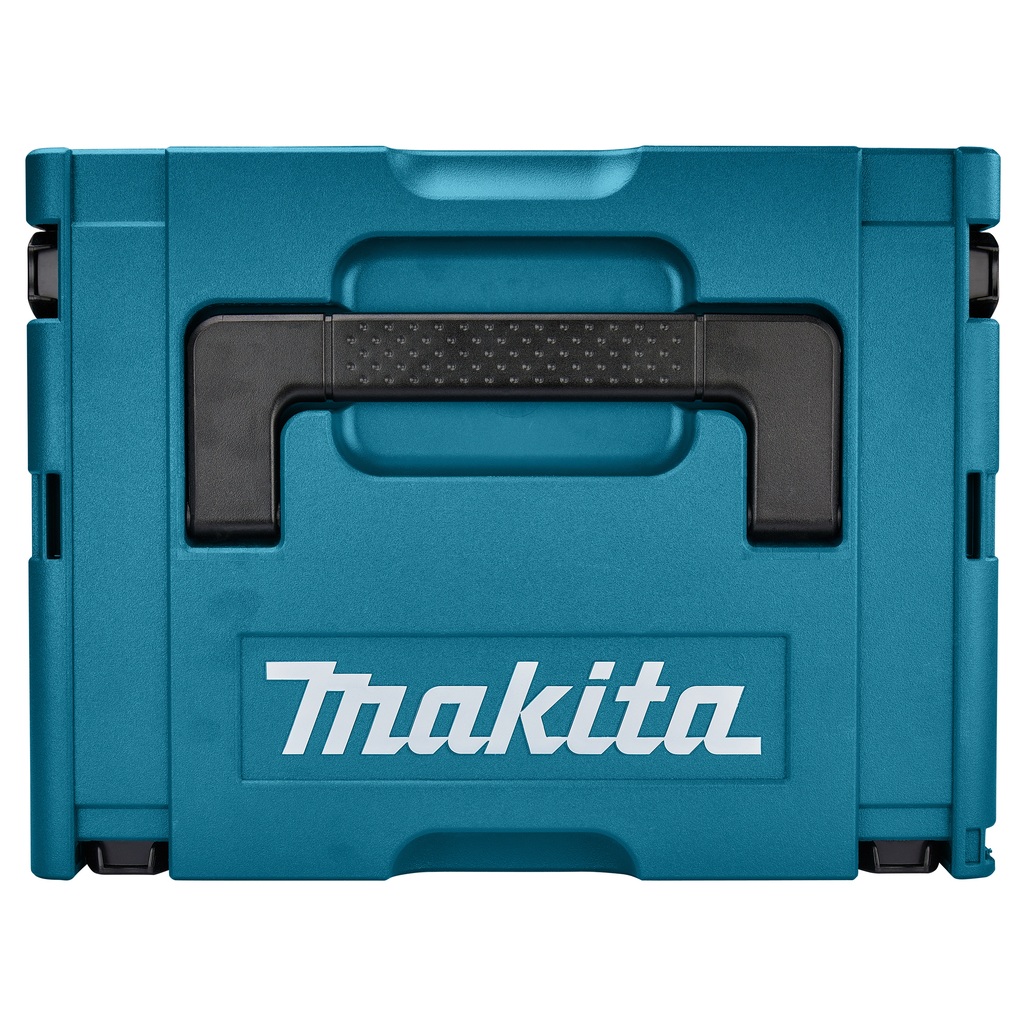 DHP486RTJ – Trapano Avvitatore a Percussione LXT a Batteria Trapano avvitatore c/percussione 18V 13 mm - 130Nm – BL Trapano avvitatore con percussione LXT® 18V efficiente dotato di motore senza spazzole per applicazioni di avvitatura e foratura con o senza l'utilizzo della percussione. Possibilità di impostare due livelli di potenza. Coppia di serraggio massima 130 / 65 Nm. Uno strumento versatile per installatori, costruttori e personale di manutenzione. Luce LED integrata. Fornito con due batterie da 5,0 Ah e caricabatterie. fornito con valigetta MAKPAC.