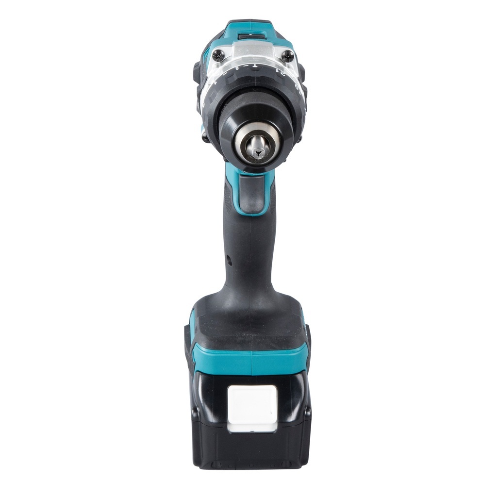 DHP486RTJ – Trapano Avvitatore a Percussione LXT a Batteria Trapano avvitatore c/percussione 18V 13 mm - 130Nm – BL Trapano avvitatore con percussione LXT® 18V efficiente dotato di motore senza spazzole per applicazioni di avvitatura e foratura con o senza l'utilizzo della percussione. Possibilità di impostare due livelli di potenza. Coppia di serraggio massima 130 / 65 Nm. Uno strumento versatile per installatori, costruttori e personale di manutenzione. Luce LED integrata. Fornito con due batterie da 5,0 Ah e caricabatterie. fornito con valigetta MAKPAC.