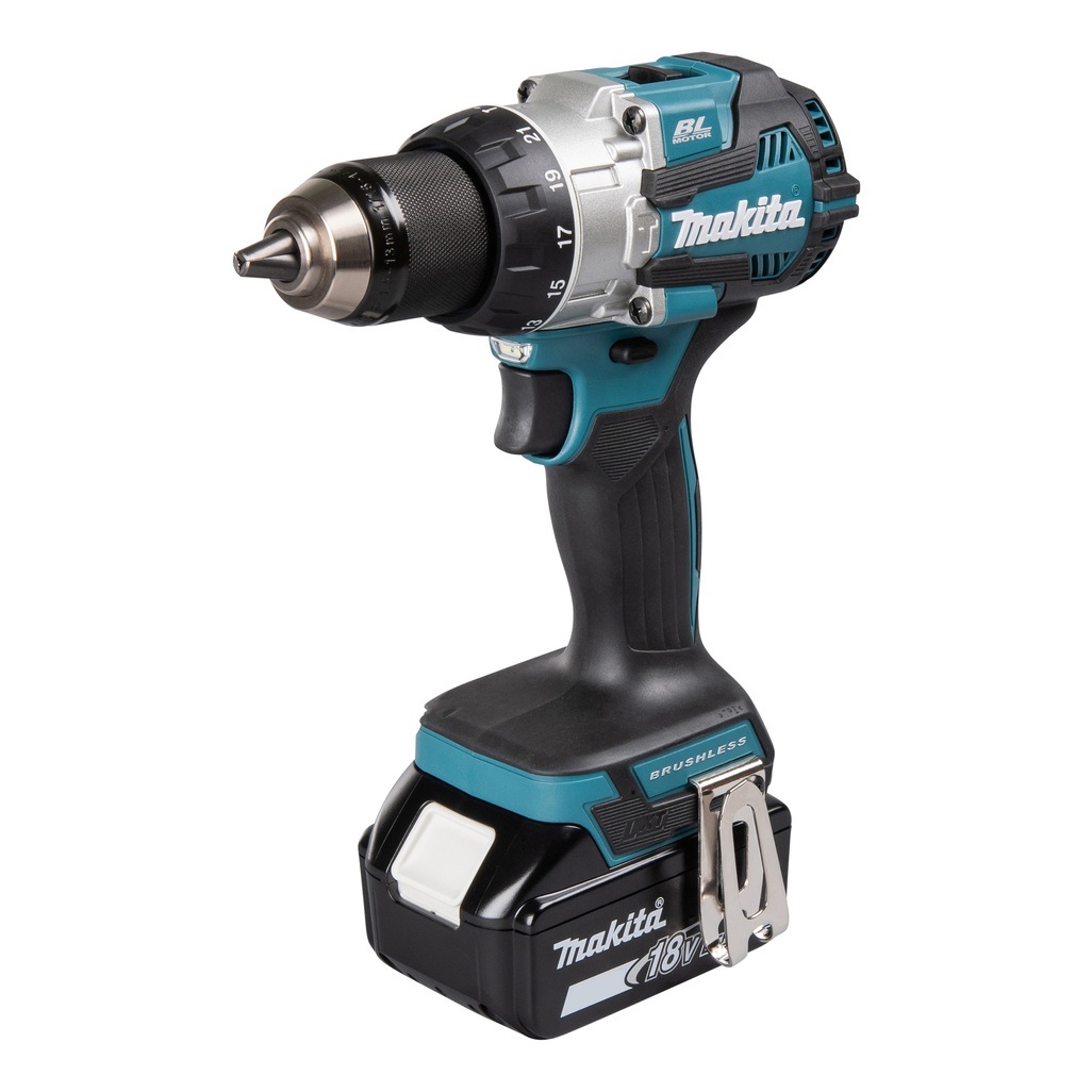 DHP489RTJ – Trapano Avvitatore a Percussione LXT a Batteria Trapano avvitatore c/percussione 18V 13 mm - 73Nm - BLQuesta macchina è stata realizzata per andare a completare una gamma di trapani avvitatori con percussione da oggi ancora più completa e vicina alle esigenze operative professionali.
