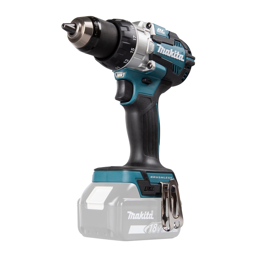 DHP489ZJ – Trapano Avvitatore a Percussione LXT a Batteria Trapano avvitatore c/percussione 18V 13 mm - 73Nm - BL Corpo macchina Questa macchina è stata realizzata per andare a completare una gamma di trapani avvitatori con percussione da oggi ancora più completa e vicina alle esigenze operative professionali.