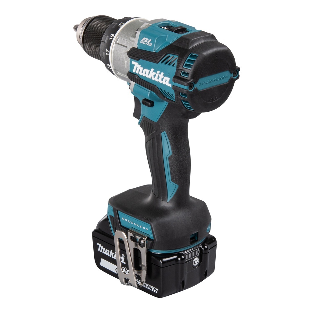 DHP489RTJ – Trapano Avvitatore a Percussione LXT a Batteria Trapano avvitatore c/percussione 18V 13 mm - 73Nm - BLQuesta macchina è stata realizzata per andare a completare una gamma di trapani avvitatori con percussione da oggi ancora più completa e vicina alle esigenze operative professionali.