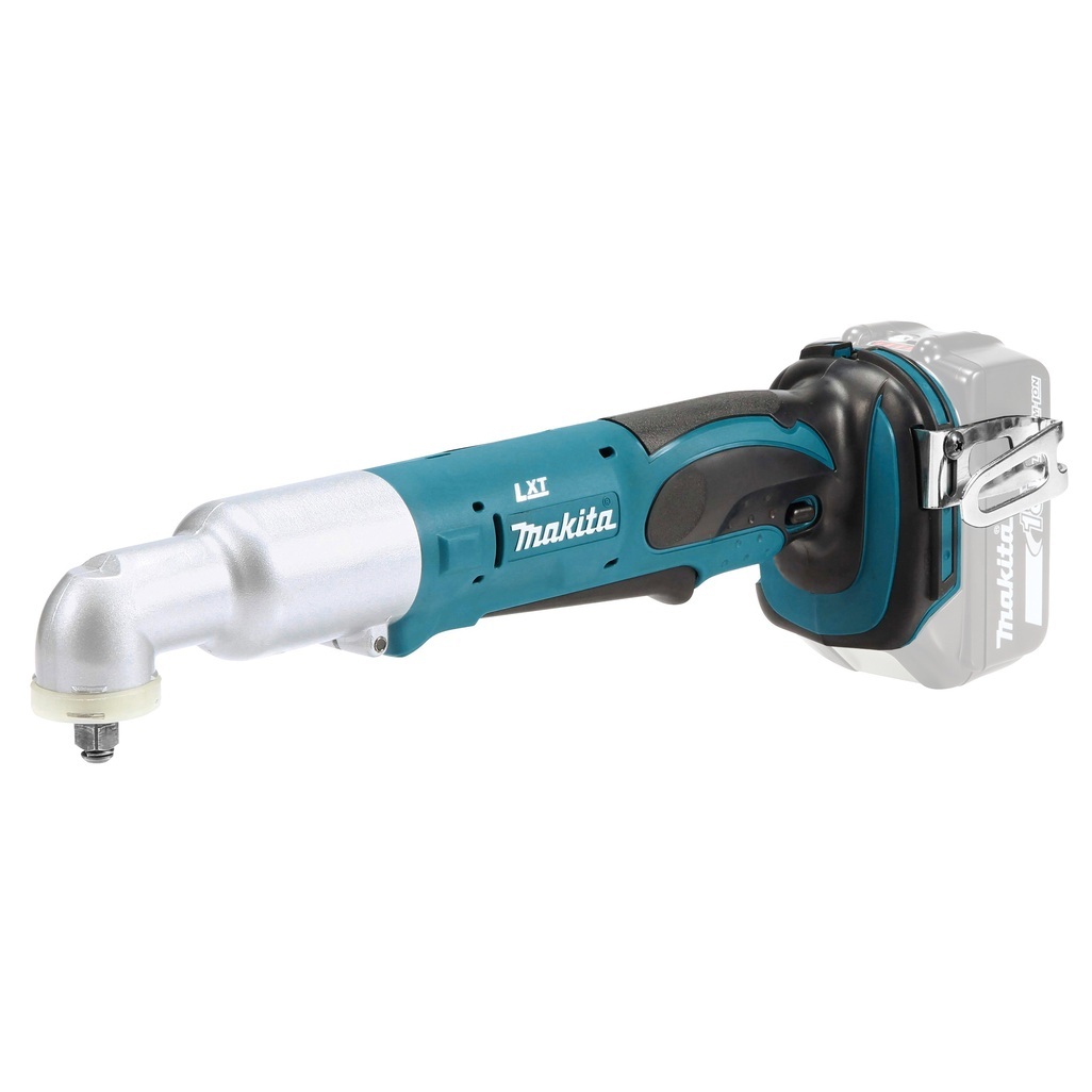 DTL063ZJ – Avvitatore Angolare LXT ad Impulsi a Batteria Avvitatore ad impulsi angolare 18V 3/8" 60Nm Avvitatore ad impulsi angolare, leggero ideale per lavorare in spazi ristretti per coprire una vasta gamma di applicazioni dalla riparazione di autoveicoli all'assemblaggio di prodotti grazie alla velocità variabile. Fornito in valigetta MAKPAC senza batterie e carica batterie.