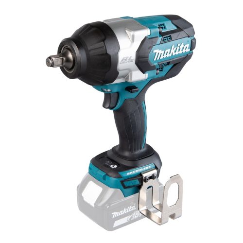DTW1002ZJ - Avvitatore a Impulsi LXT Chiave ad impulsi dotata di motore brushless e ad alta coppia di serraggio con tre regolazioni di velocità per lavori gravosi. Potente chiave ad impulsi con attacco da 1/2" dotata di motore brushless, con coppia di serraggio massima fino a 1.200 Nm ideale per applicazioni che richiedono un'elevata coppia di serraggio. Fornito senza batterie e caricabatterie. Fornito in valigetta MAKPAC.