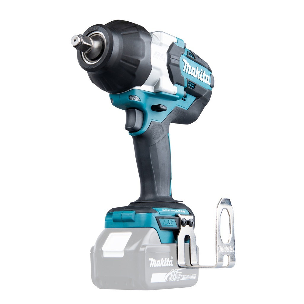 DTW1002ZJ - Avvitatore a Impulsi LXT Chiave ad impulsi dotata di motore brushless e ad alta coppia di serraggio con tre regolazioni di velocità per lavori gravosi. Potente chiave ad impulsi con attacco da 1/2" dotata di motore brushless, con coppia di serraggio massima fino a 1.200 Nm ideale per applicazioni che richiedono un'elevata coppia di serraggio. Fornito senza batterie e caricabatterie. Fornito in valigetta MAKPAC.
