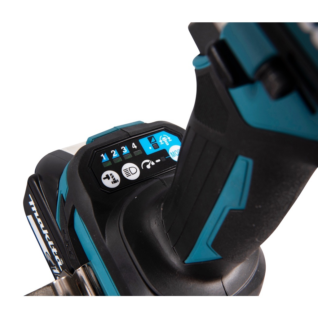 DTW700ZJ – Avvitatore a Impulsi LXT Avvitatore ad impulsi 18V 5Ahx2 700Nm 1/2" BL - Corpo macchina Avvitatore ad impulsi brushless da 1/2" con una coppia di serraggio fino a 700 Nm. Tre diverse impostazioni di potenza. Dotato di due luci a LED per avere maggiore visibilità durante le lavorazioni, è ideale per applicazioni che richiedono un'elevata coppia di serraggio. Fornito senza batterie e caricabatterie. Fornito con valigetta MAKPAC.