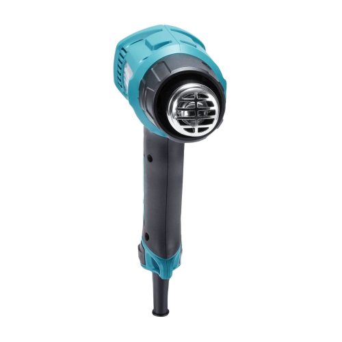 HG5030K - Termosoffiatore a Corrente Termosoffiatore base da 1,600W dotato di impugnatura ergonomica per un uso impegnativo in diverse applicazioni, compresa la sverniciatura. Due impostazioni di calore e di flusso d'aria: velocità 1 - 350° per formatura, velocità 2 - 500° per termoretrazione, rimozione pitture, saldatura e operazioni di induritura. Fornisce fino a 500L/min a 500°C. Accessori in dotazione: 4 ugelli, valigetta.