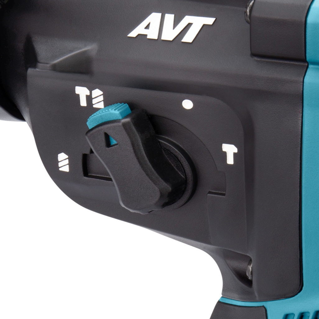 Tassellatore 620W e 2,9J di potenza del colpo, 3 funzioni e doppio led illuminazione. La tecnologia studiata per un corpo macchina bilanciato è studiato per consentire e supportare un lavoro intensivo garantendo comfort e sicurezza all'operatore e all'ambiente. AVT è il sistema attivo antivibrazione, AFT è il sistema di arresto in caso blocco della punta in foratura, XPT è il sistema che consente il lavoro anche in caso di pioggia e polveri e AWS è il sistema che consente l'avvio e l'arresto di una unità di aspirazione tramite bluetooth. Fornito con batteria/e e caricabatterie. Valigetta Makpac.