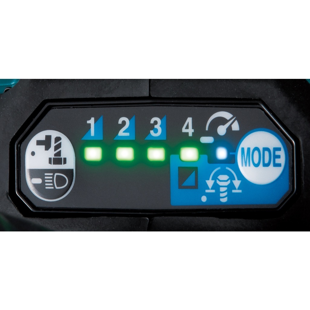 Chiave a impulsi brushless extra compatta ed efficiente con quattro livelli di potenza. Chiave a impulsi potente extra compatta, lunghezza 144 mm, attacco 1/2". Dimensioni e peso ridotto rendono questo utensile facile da usare, offrendo al contempo una coppia di serraggio massima di 350 Nm. Quattro livelli di potenza. 2 LED con pre accensione e funzioni afterglow. Fornita con due batterie 2,5 Ah e caricabatterie rapido, fornita in valigetta Makpac.