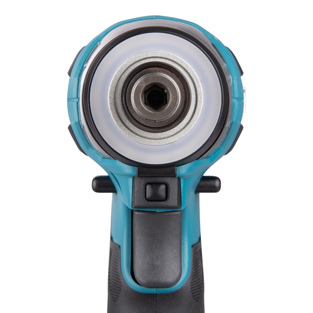 Avvitatore a impulsi 18V 1/4" 180Nm - BL Avvitatore ad impulsi DTD173RTJ LXT® 18V compatto e leggero con attacco 1/4" e motore brushless per alte prestazioni. Compatto e leggero di facile utilizzo con coppia di serraggio max di 180 Nm, adatto per un serraggio veloce. Illuminazione ad anello per ridurre le ombre sul punto di lavoro. Fornito con due batterie 5,0 Ah e caricabatterie. Fornito con valigetta MAKPAC.