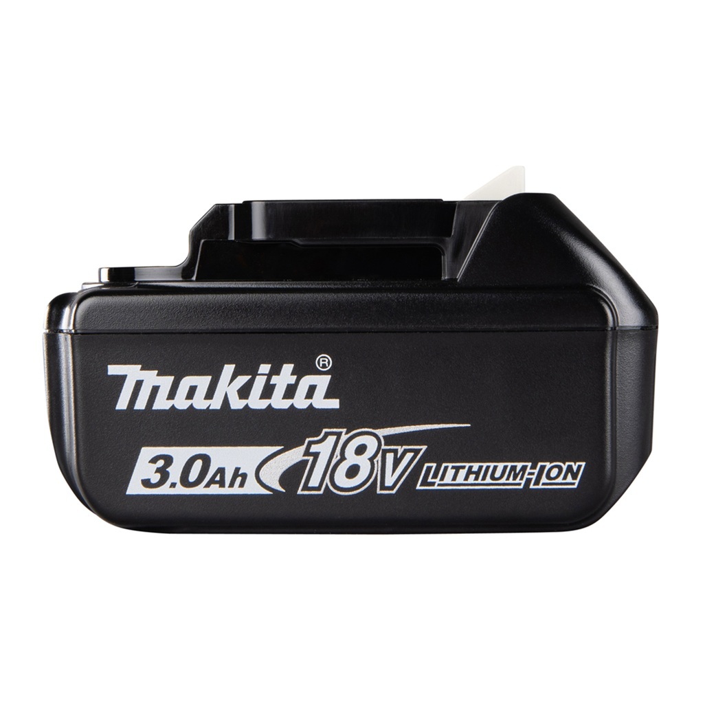 Batteria per utensili Li-ion 18V LXT® Batteria agli ioni di litio da 3,0 Ah con indicatore del livello di carica. Batteria potente per uso generale per utensili Makita LXT® da 18V. Tempo di ricarica ca. 24 minuti con un caricabatterie rapido.