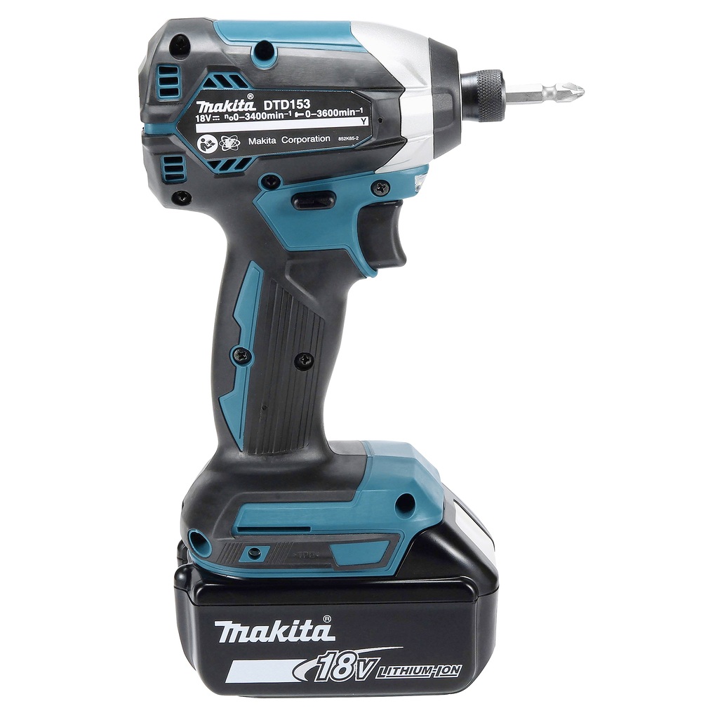 Avvitatore ad impulsi 18V 1/4" 170Nm - BL Avvitatore ad impulsi compatto potente grazie alla sinergia tra il motore brushless e la coppia di serraggio 170Nm ideale per un'ampia gamma di applicazione di serraggi rapidi. Fornito con due batterie da 5,0 Ah e caricabatterie rapido. Fornito con valigetta MAKPAC.