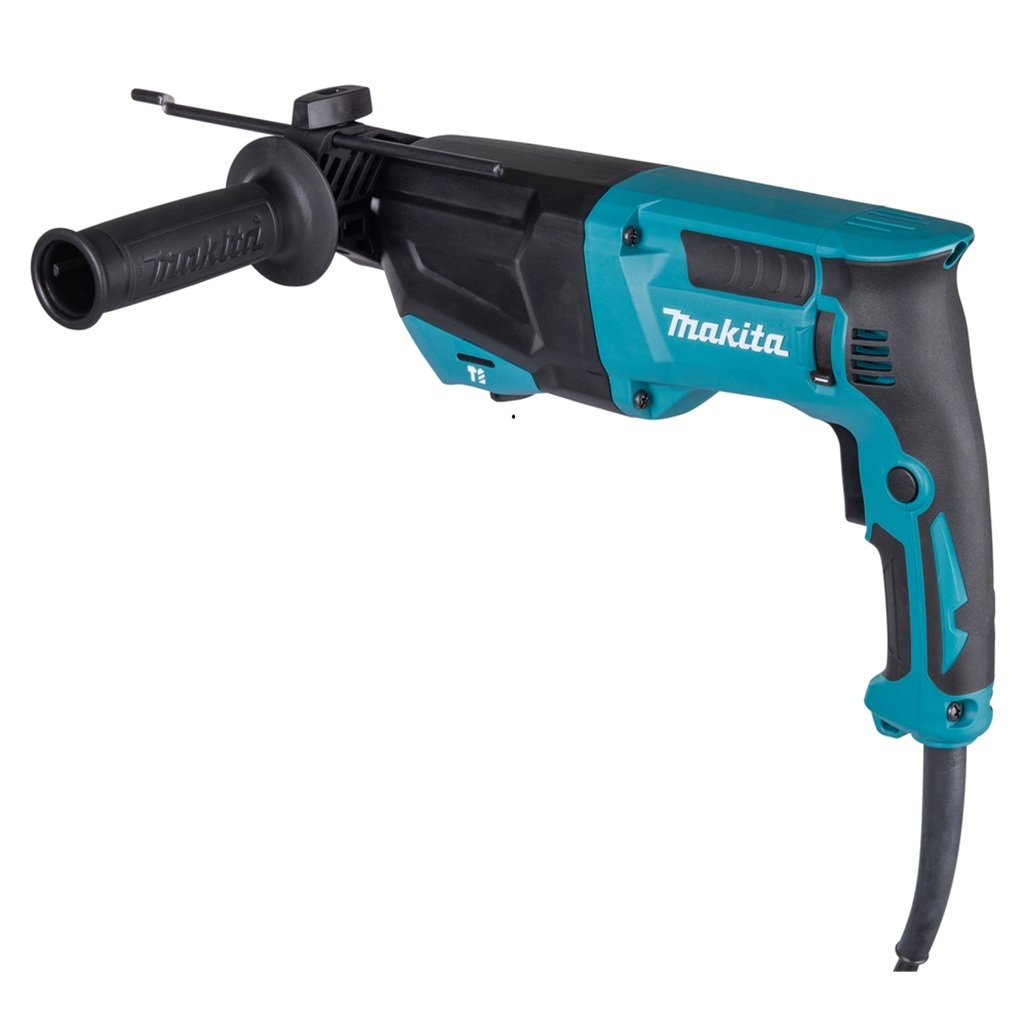 800 W • SDS-Plus compatibile • 26mm • 3,0 J Tassellatore SDS-Plus compatibile 26mm - 3 funzioni Tassellatore compatto ed efficiente compatibile con punte SDS-Plus. Adatto per foratura, perforazione a percussione e scalpellatura. Motore da 800W e velocità regolabile tra 0 e 1.500 giri/min da interruttore. Potenza del colpo 3,0 J. Dotato di tre modalità di funzionamento: solo rotazione - solo percussione - rotazione + percussione.
