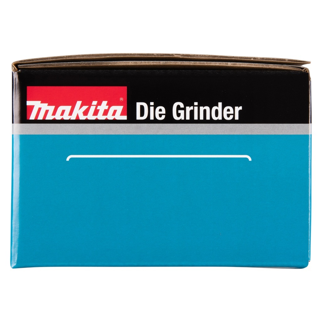 750 W • 7.000 – 28.000 g/min • 8mm Smerigliatrice diritta 8 mm Smerigliatrice diritta leggera con una pinza da 6 mm. Controllo elettronico della velocità costante e tecnologia SJS per prevenire danni agli ingranaggi ed al motore per alte prestazioni. Adatto per la rettifica su piccola scala, inclusa la rimozione delle bave, con il telaio lungo che offre una buona portata. La velocità può essere regolata tra 7.000 – 28.000 giri/min. Presenza di struttura a labirinto, indotto e statore sono protetti dalle polveri. Cavo di alimentazione 2,5m. Accessori in dotazione: Pinza da 6mm, 2 chiavi.