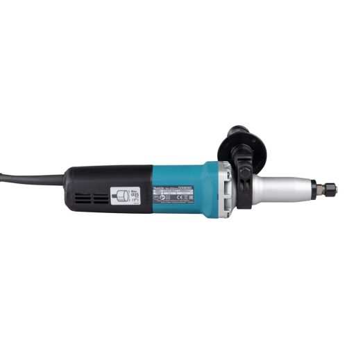 750 W • 7.000 – 28.000 g/min • 8mm Smerigliatrice diritta 8 mm Smerigliatrice diritta leggera con una pinza da 6 mm. Controllo elettronico della velocità costante e tecnologia SJS per prevenire danni agli ingranaggi ed al motore per alte prestazioni. Adatto per la rettifica su piccola scala, inclusa la rimozione delle bave, con il telaio lungo che offre una buona portata. La velocità può essere regolata tra 7.000 – 28.000 giri/min. Presenza di struttura a labirinto, indotto e statore sono protetti dalle polveri. Cavo di alimentazione 2,5m. Accessori in dotazione: Pinza da 6mm, 2 chiavi.