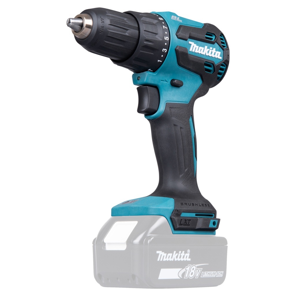 18V • 65Nm • 0-500/0–1.900 g/min Trapano avvitatore c/ percussione 18V 13 mm - 65Nm Trapano avvitatore con percussione 18V efficiente dotato di motore brushless per applicazioni di avvitatura e foratura con o senza l'utilizzo della percussione. Possibilità di impostare due livelli di potenza. Coppia di serraggio massima 65 Nm. Uno strumento versatile per installatori, costruttori e personale di manutenzione. Luce LED integrata. Fornito senza batterie e caricabatterie.