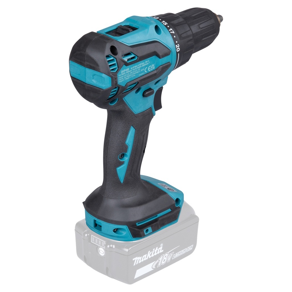 18V • 65Nm • 0-500/0–1.900 g/min Trapano avvitatore c/ percussione 18V 13 mm - 65Nm Trapano avvitatore con percussione 18V efficiente dotato di motore brushless per applicazioni di avvitatura e foratura con o senza l'utilizzo della percussione. Possibilità di impostare due livelli di potenza. Coppia di serraggio massima 65 Nm. Uno strumento versatile per installatori, costruttori e personale di manutenzione. Luce LED integrata. Fornito senza batterie e caricabatterie.